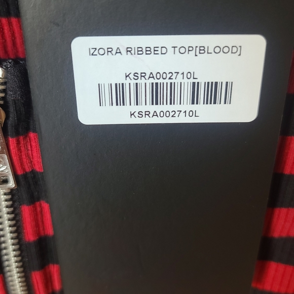 SOLD Izora Blood Ribbed To - Picture 6 of 8